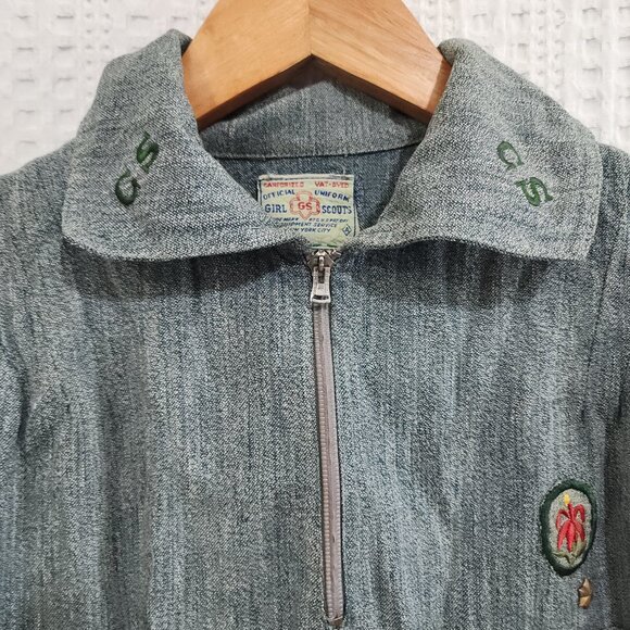 Vintage Museum quality display 1936- 1946 Girl Scouts of America uniform Small - Picture 8 of 14